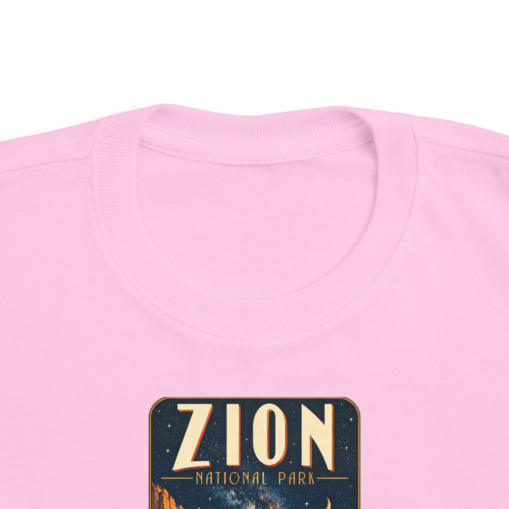 Custom Toddler Zion National Park Night Sky Shirt