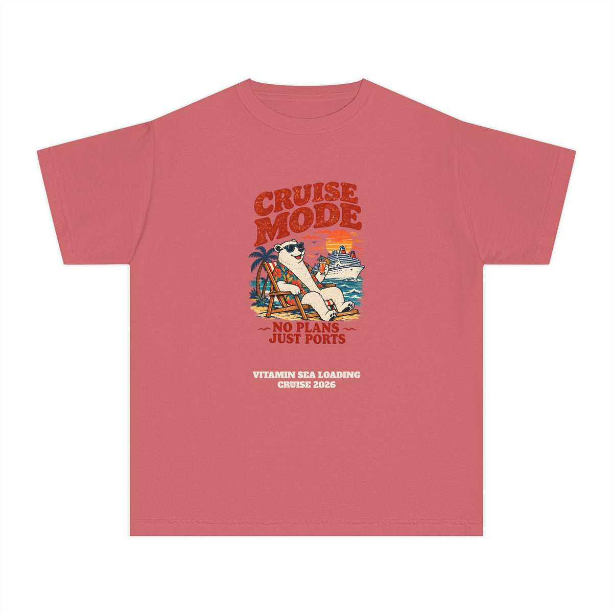 Custom Kids Cruise Mode Family Cruise Shirt