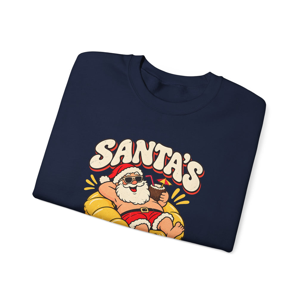 Custom Santa's Out Of Office Christmas Sweatshirt