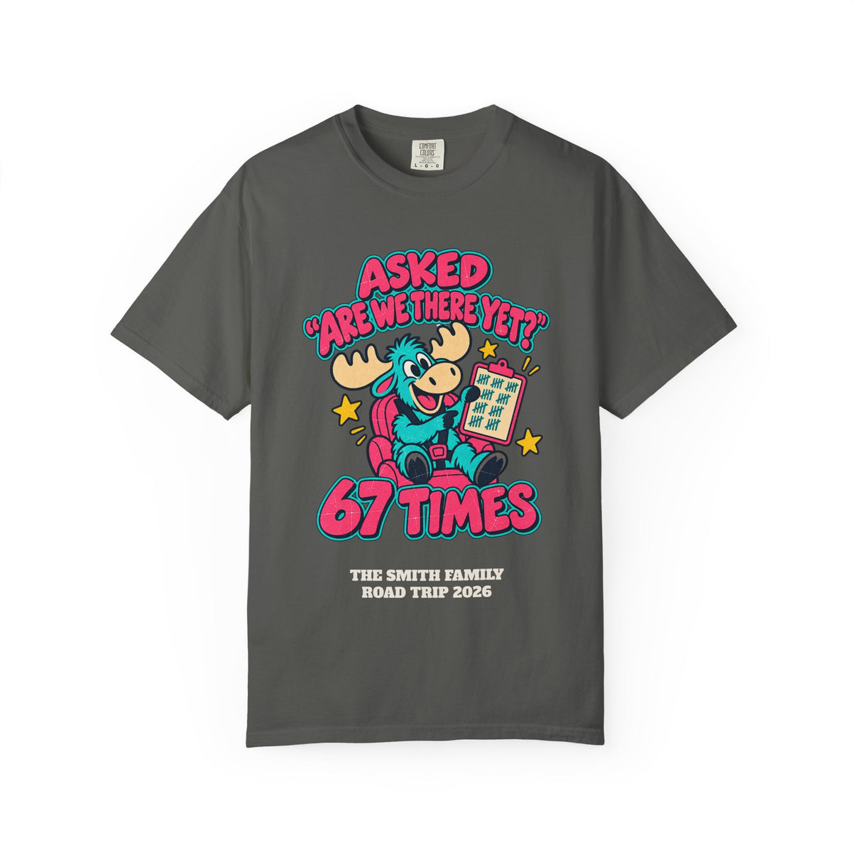 Custom Are We There Yet 67 Times Road Trip Shirt