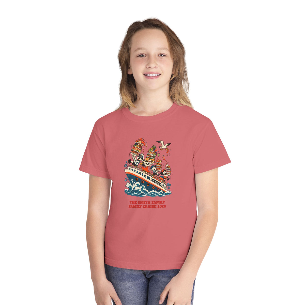 Custom Kids Cruise Buffet Ship Shirt