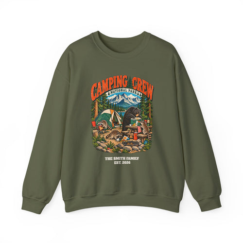 Custom Camping Crew Family Camping Sweatshirt