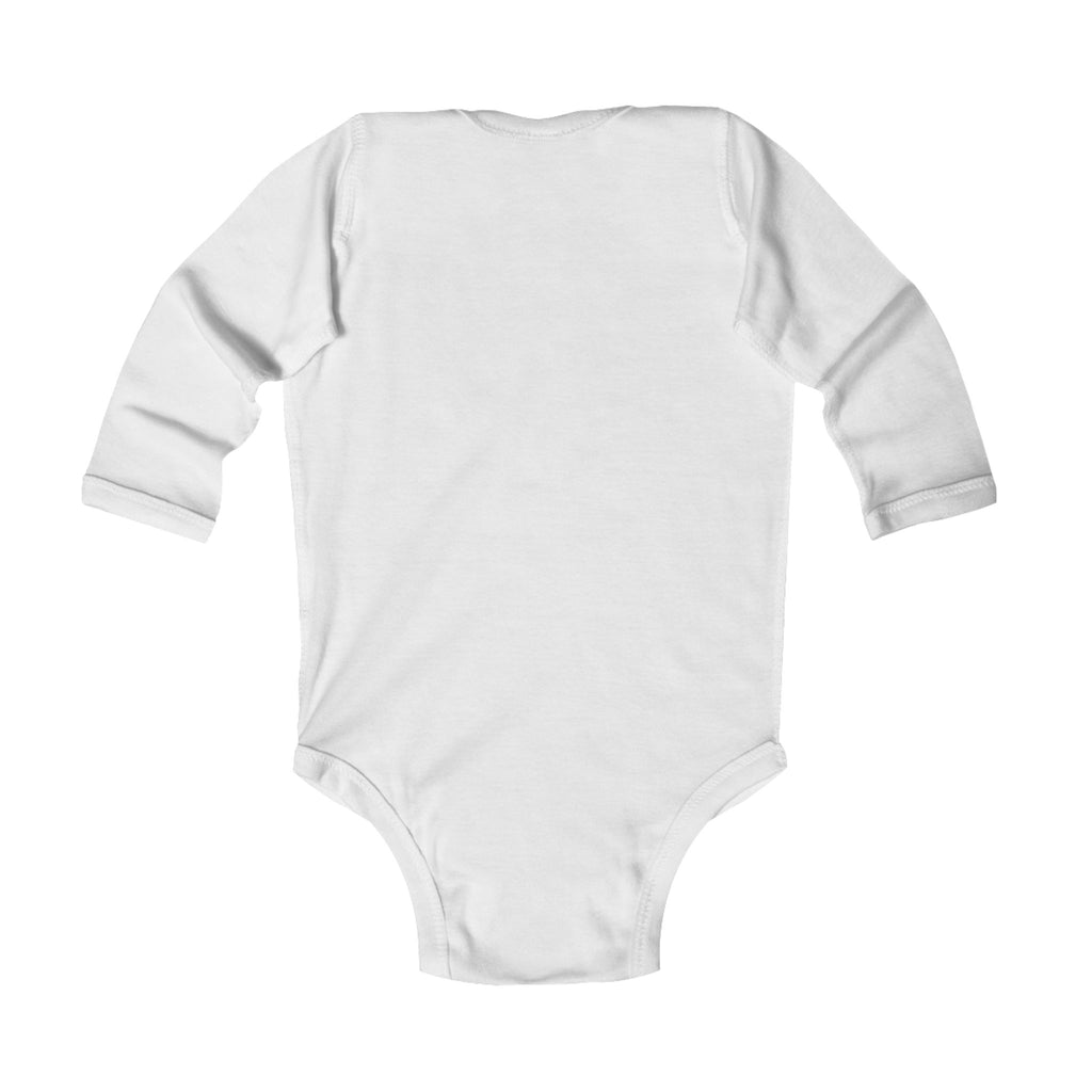 Custom Baby Zero Bars Full Hearts Cabin Christmas Long Sleeve Bodysuit