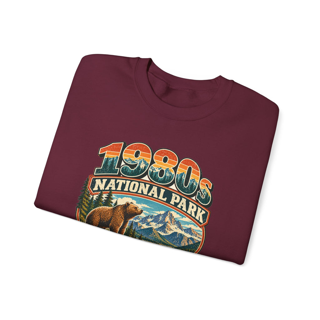 Custom 1980s National Park Family Trip Sweatshirt
