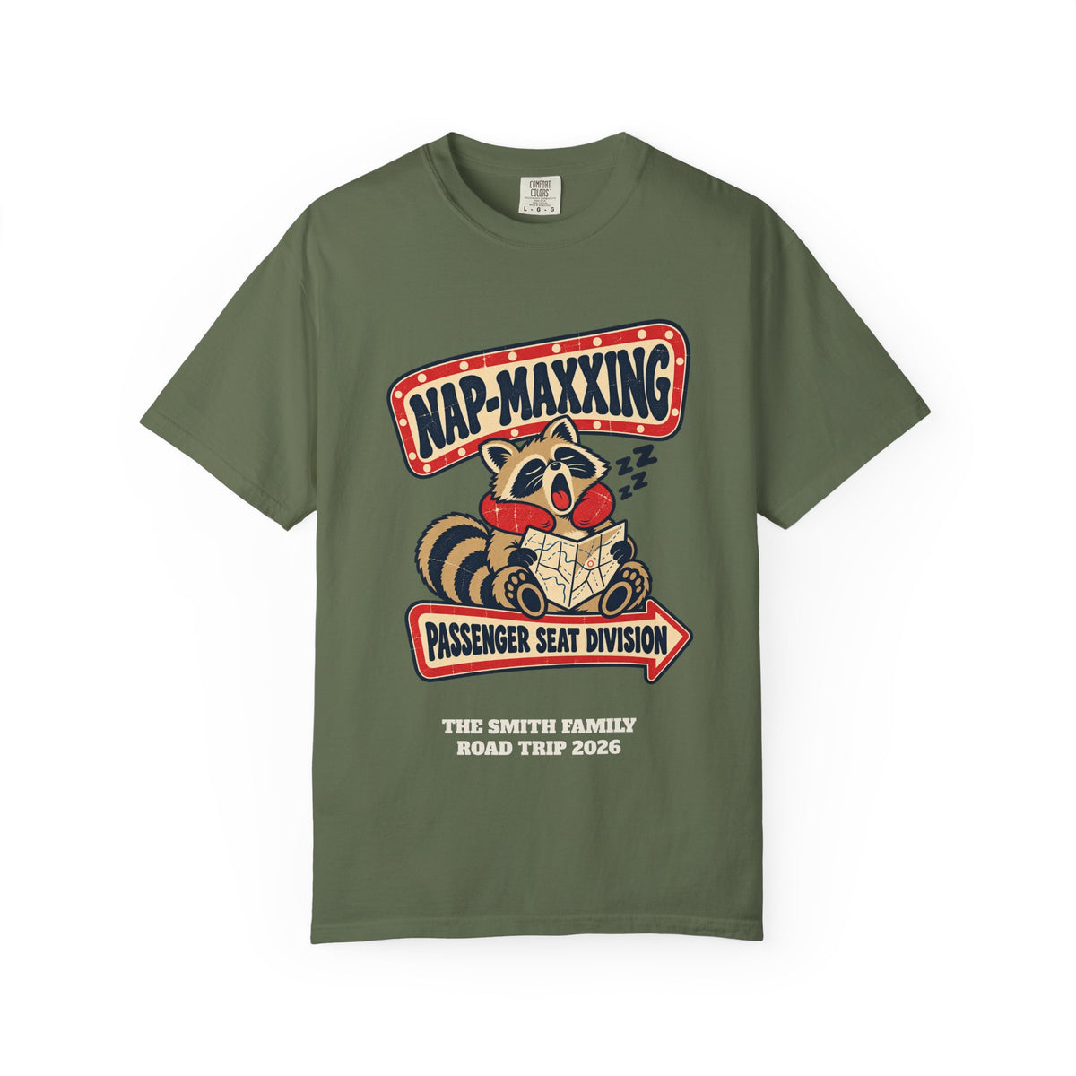 Custom Nap-Maxxing Road Trip Shirt