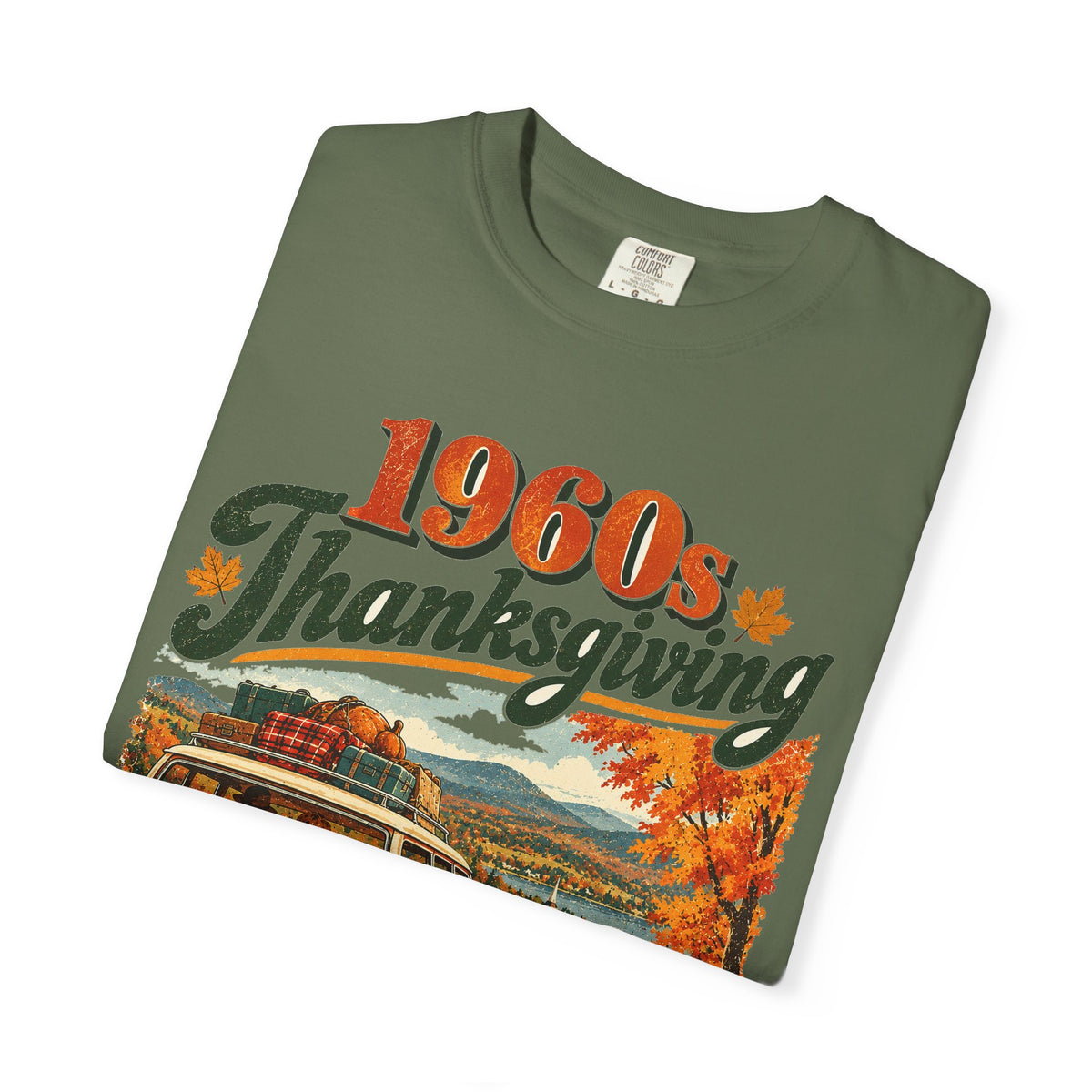 Custom 1960s Thanksgiving Family Road Trip Shirt