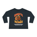 Custom Toddler Gobble 'Til You Wobble Thanksgiving Long Sleeve Shirt