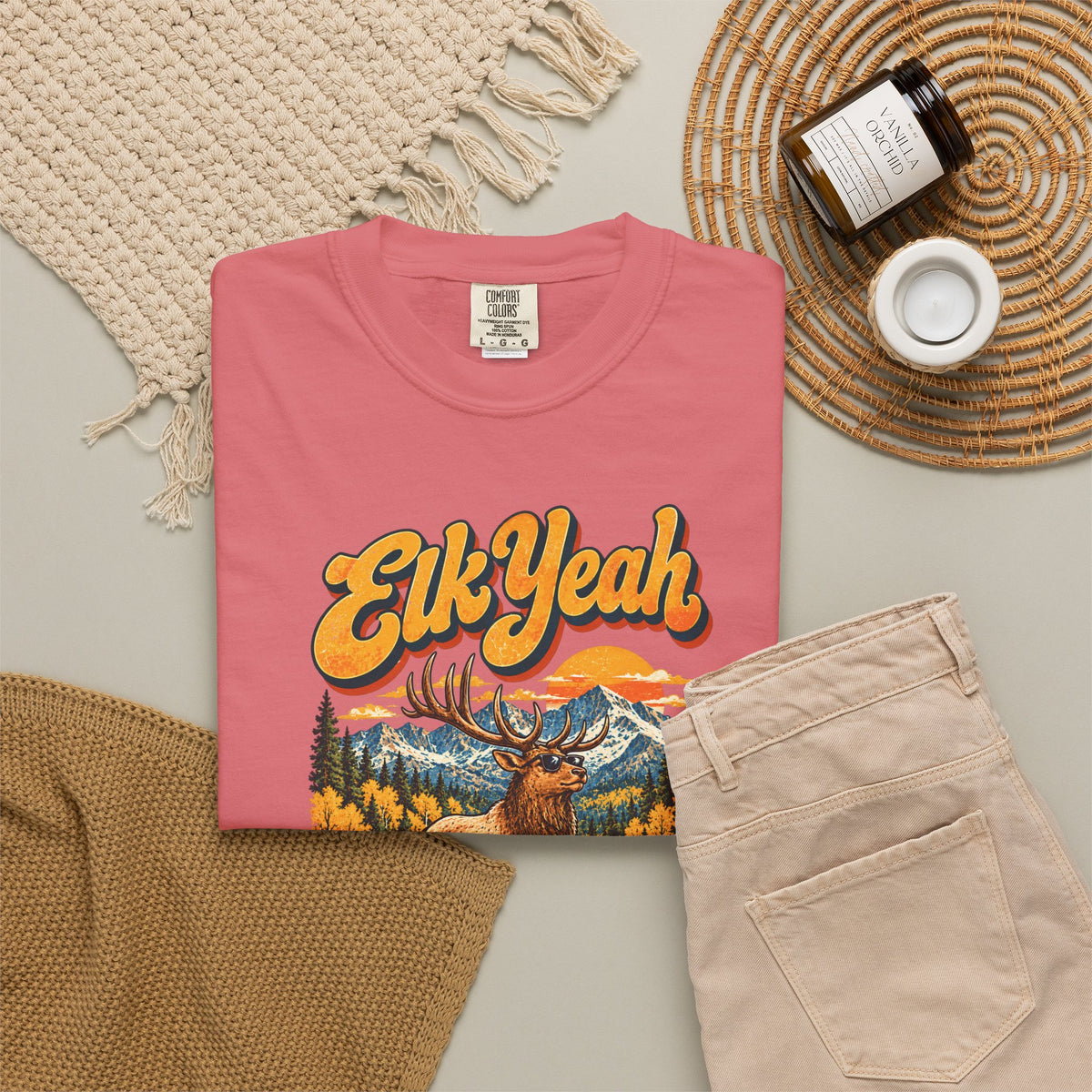 Custom Rocky Mountain National Park Elk Yeah Shirt