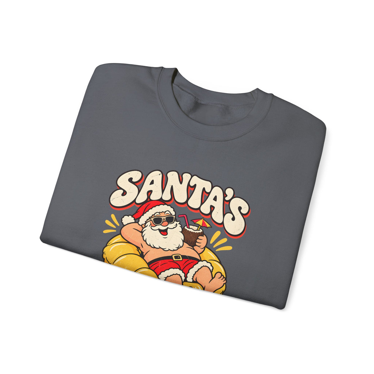 Custom Santa's Out Of Office Christmas Sweatshirt