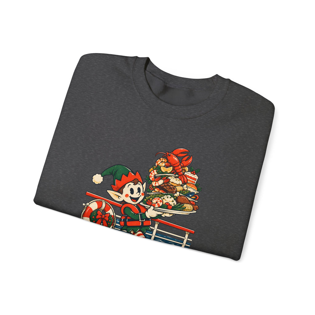 Custom Elf Cruise Buffet Christmas Sweatshirt