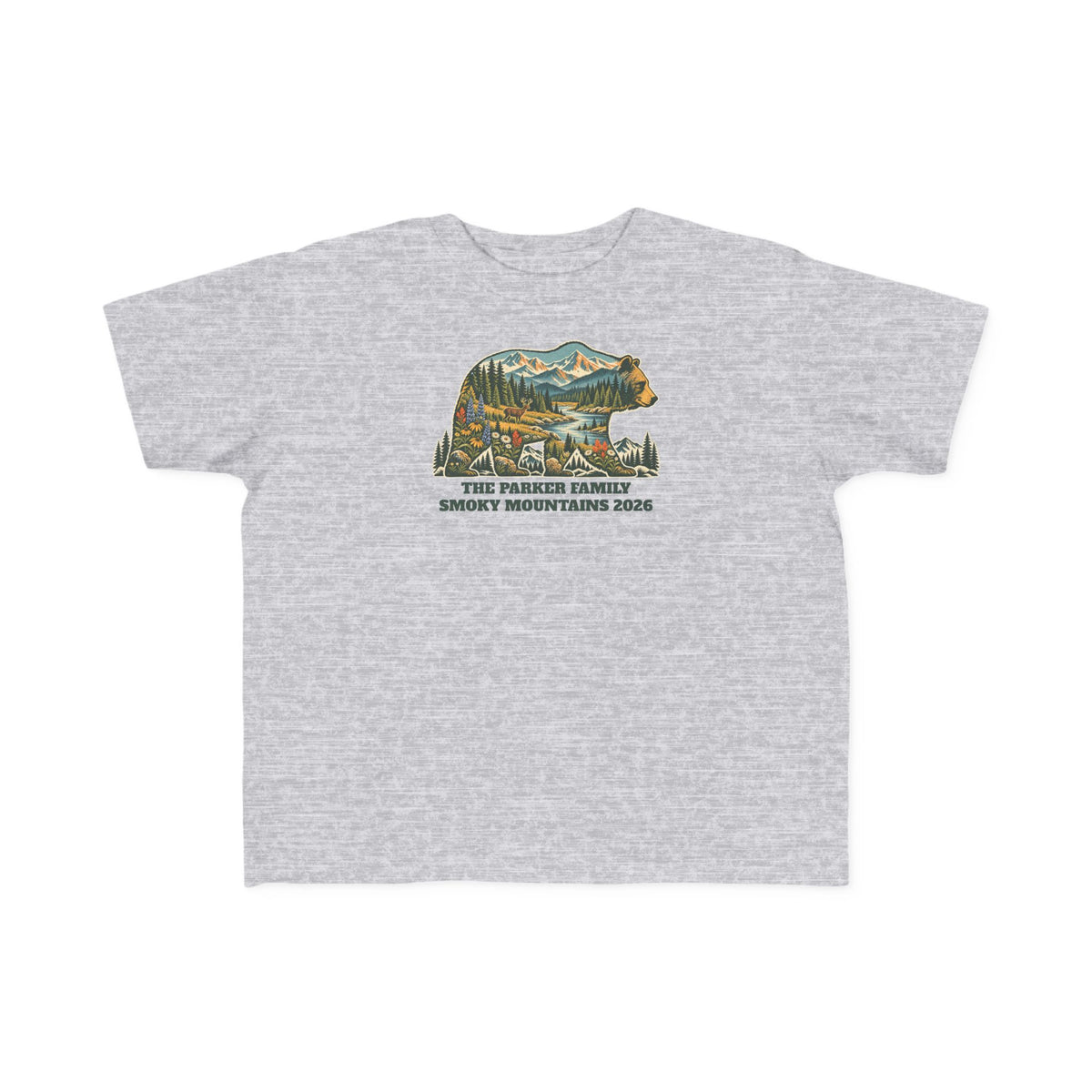 Custom Toddler National Park Bear Tee
