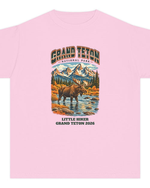 Custom Kids Grand Teton National Park Vintage Moose Shirt