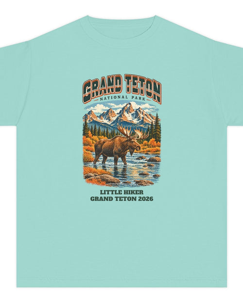 Custom Kids Grand Teton National Park Vintage Moose Shirt