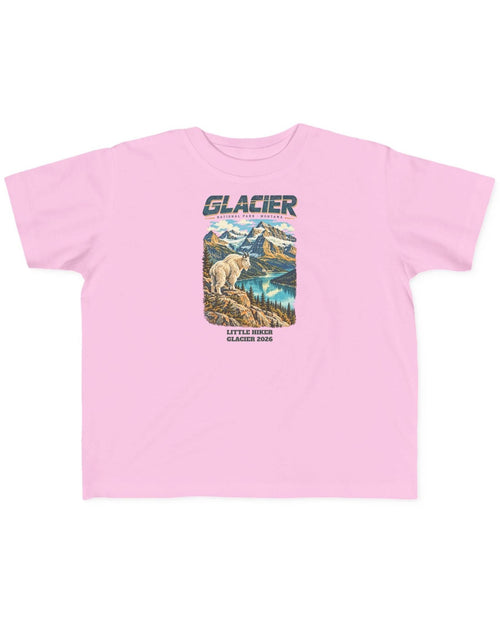 Custom Toddler Glacier National Park Vintage Mountain Goat Shirt
