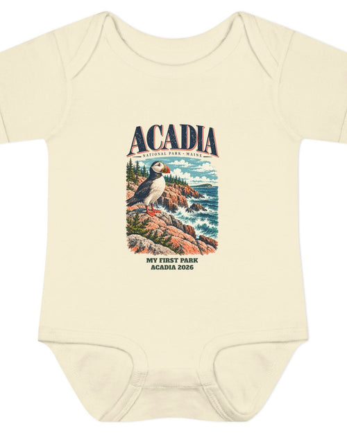 Custom Baby Acadia National Park Puffin Onesie