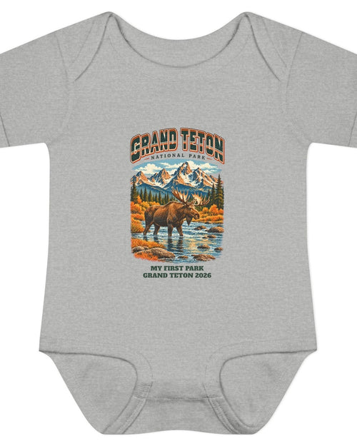 Custom Baby Grand Teton National Park Vintage Moose Onesie