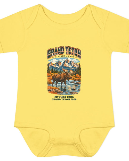 Custom Baby Grand Teton National Park Vintage Moose Onesie