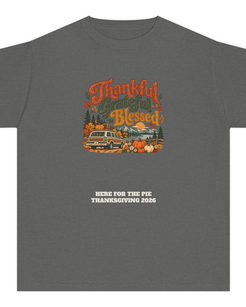 Custom Kids Thankful Grateful Blessed Thanksgiving Road Trip Shirt
