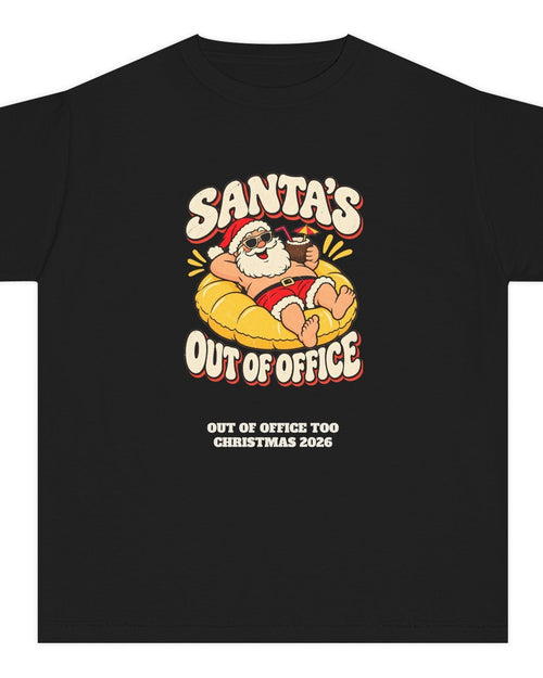 Custom Kids Santa's Out Of Office Christmas Shirt