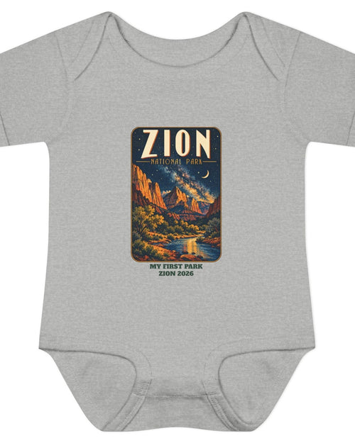 Custom Baby Zion National Park Night Sky Onesie