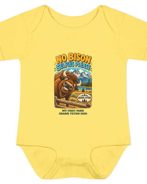 Custom Baby Grand Teton National Park Funny Bison Onesie