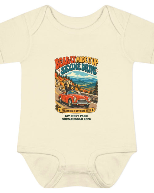 Custom Baby Shenandoah National Park Funny Bear Skyline Drive Onesie