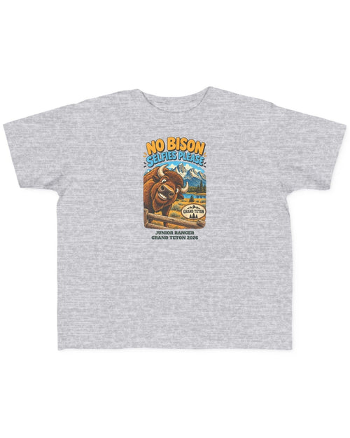 Custom Toddler Grand Teton National Park Funny Bison Shirt