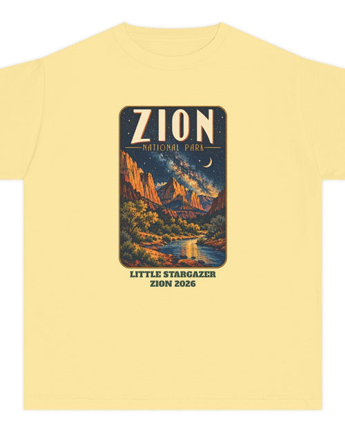 Custom Kids Zion National Park Night Sky Shirt