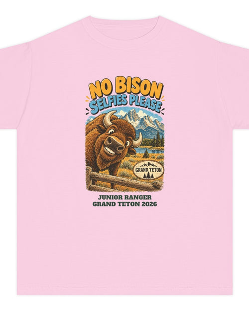 Custom Kids Grand Teton National Park Funny Bison Shirt
