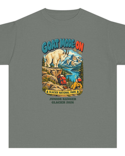 Custom Kids Glacier National Park Funny Goat Mode Shirt