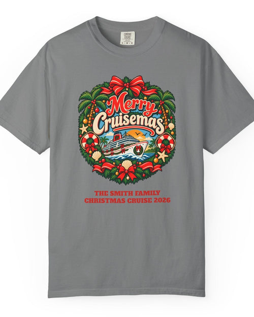 Custom Merry Cruisemas Wreath Christmas Cruise Shirt