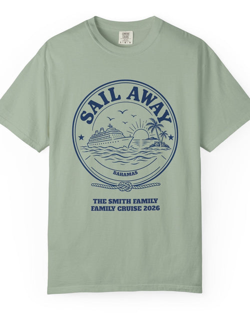 Custom Sail Away Cruise Badge Shirt