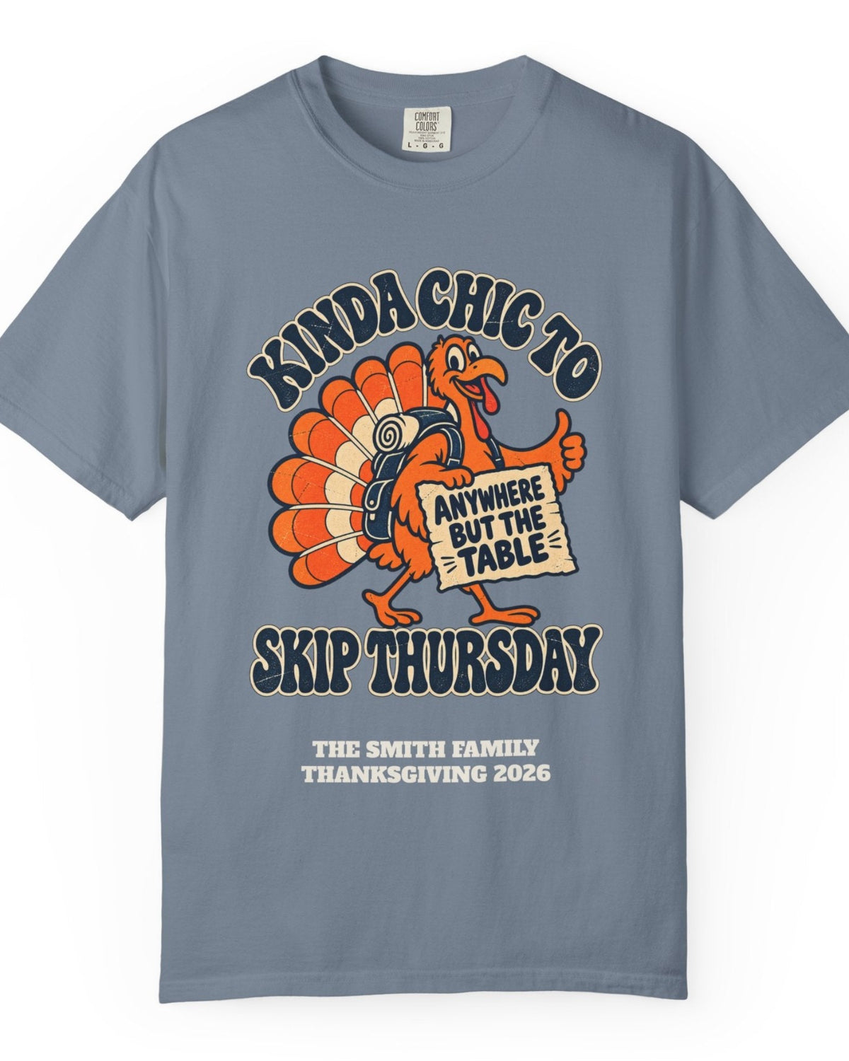 ws-main Kinda Chic to Skip Thursday Thanksgiving Shirt