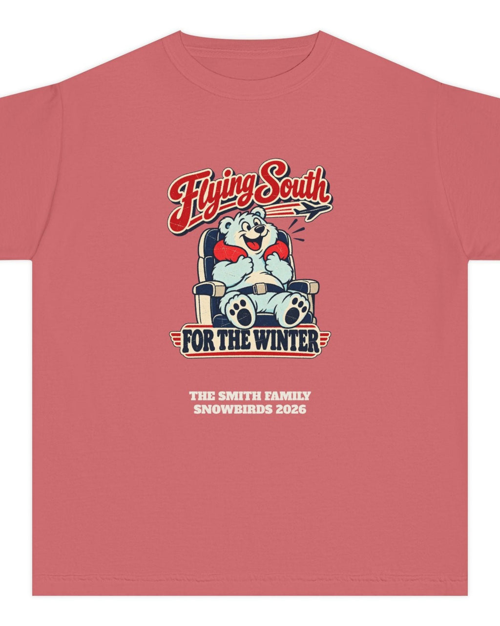 ws-main Kids Flying South for the Winter Shirt Watermelon