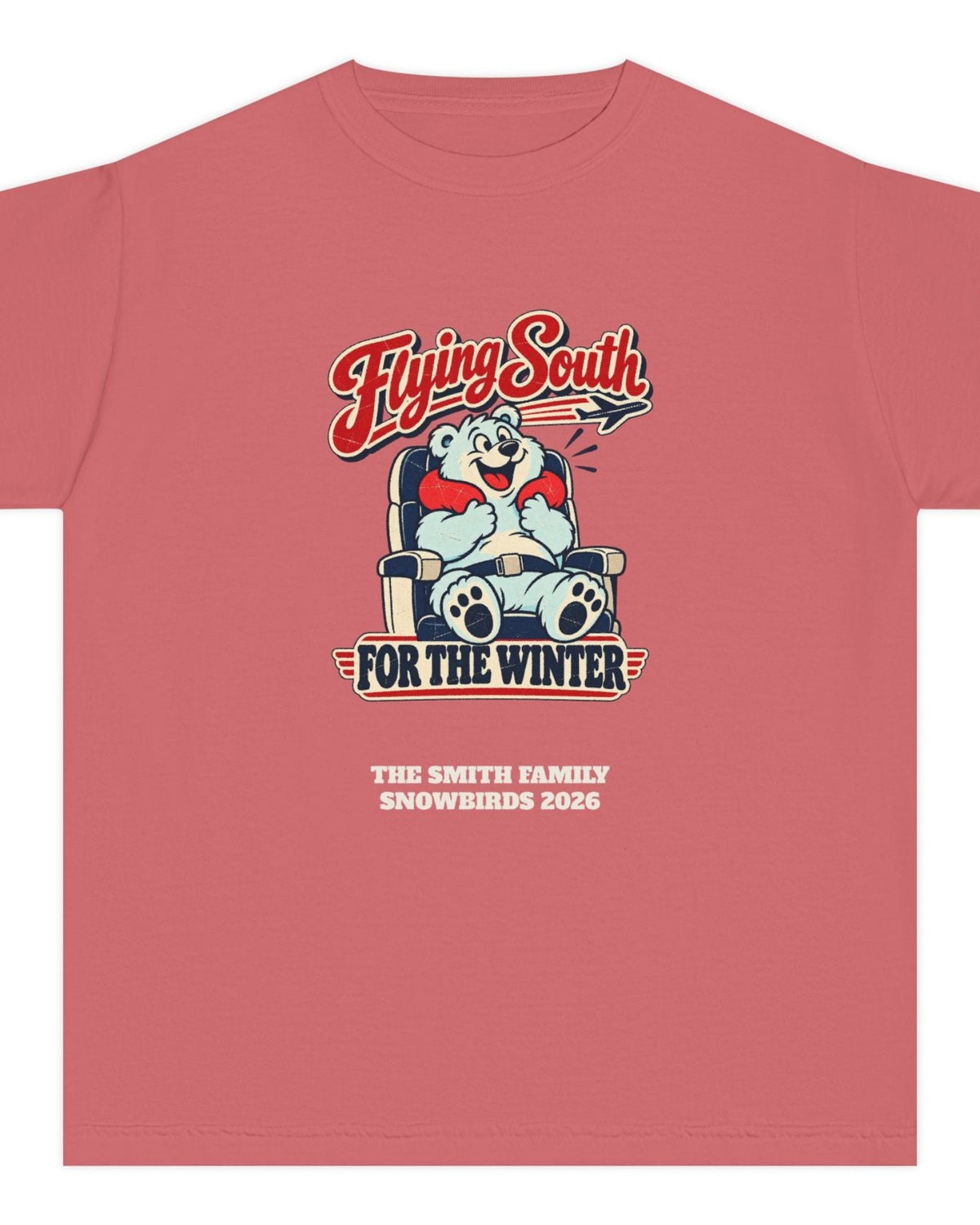 ws-main Kids Flying South for the Winter Shirt Watermelon