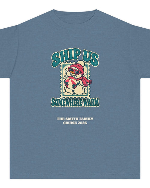 Custom Kids Ship Us Somewhere Warm Cruise Shirt