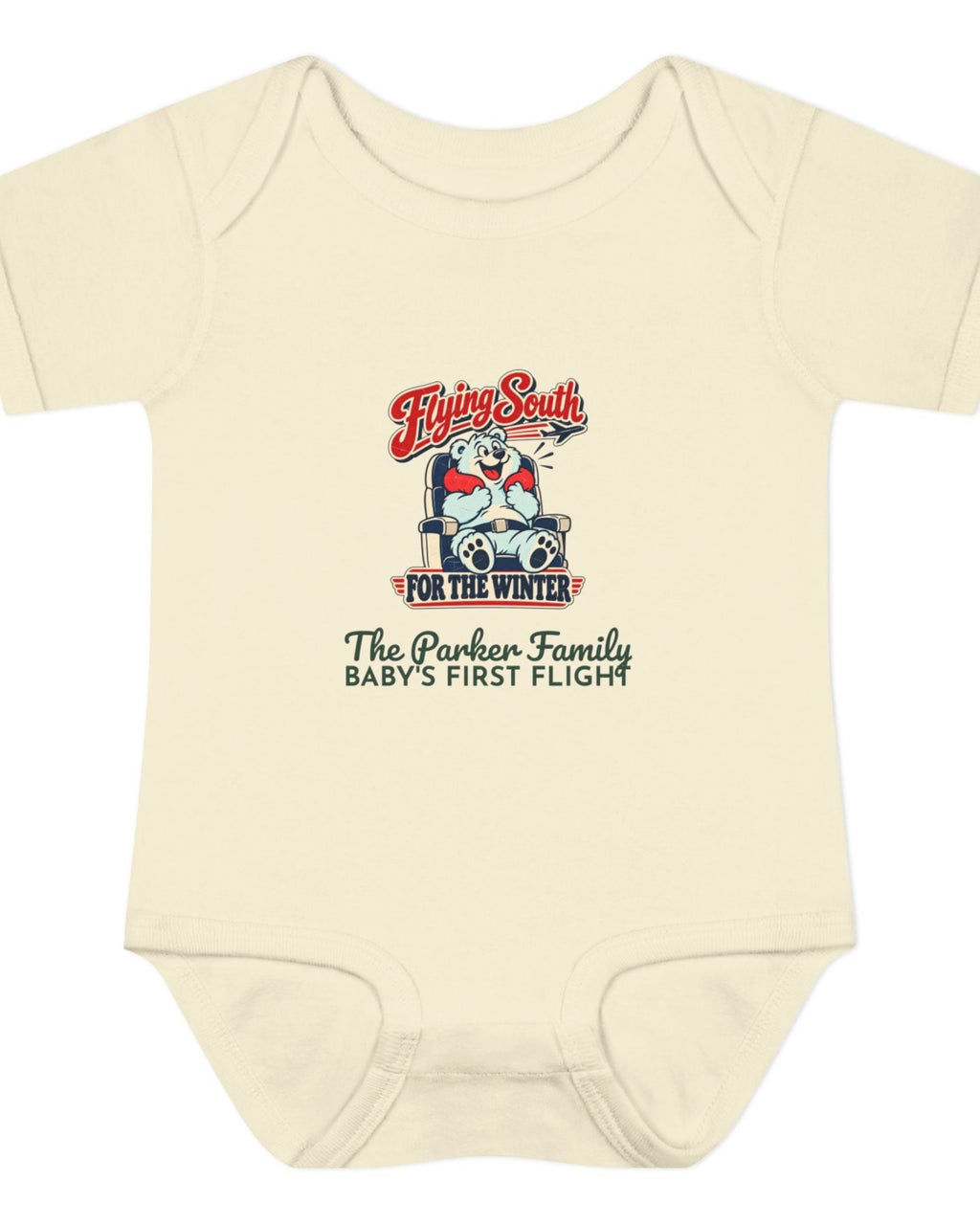 ws-main Baby Flying South for the Winter Onesie Natural