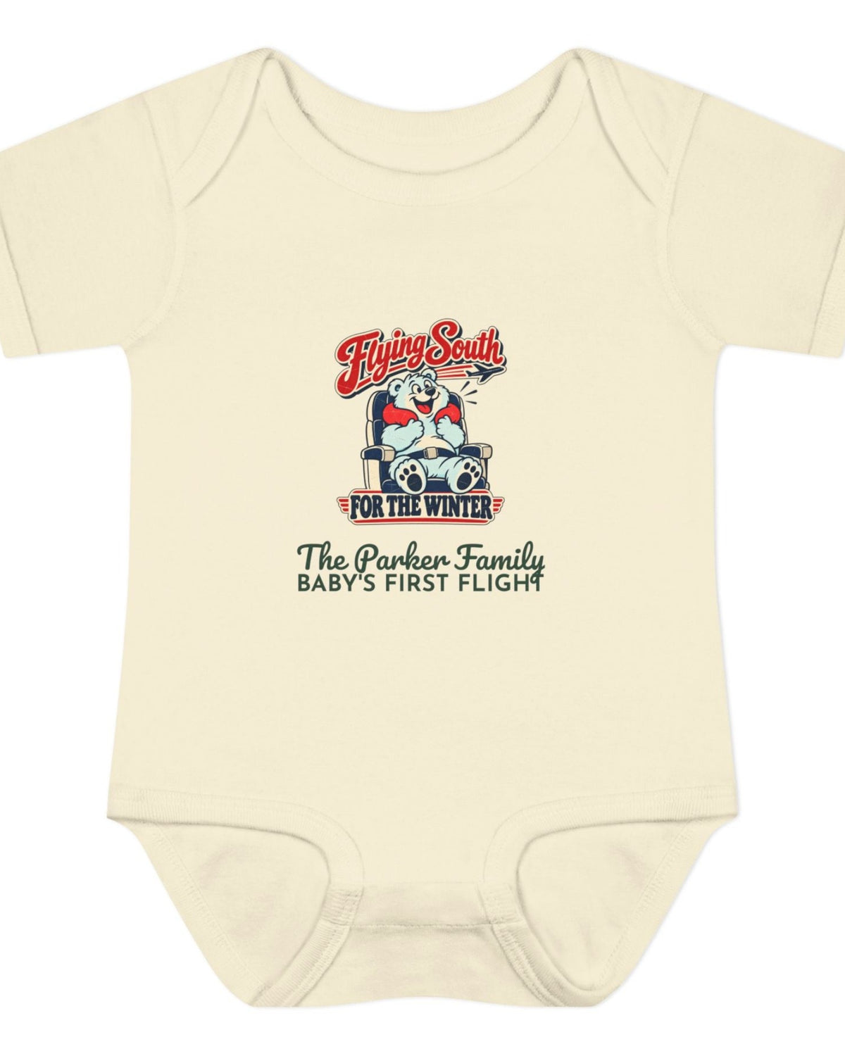 ws-main Baby Flying South for the Winter Onesie Natural