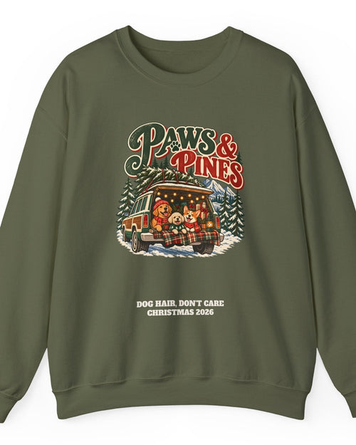 Custom Paws & Pines Christmas Dog Sweatshirt